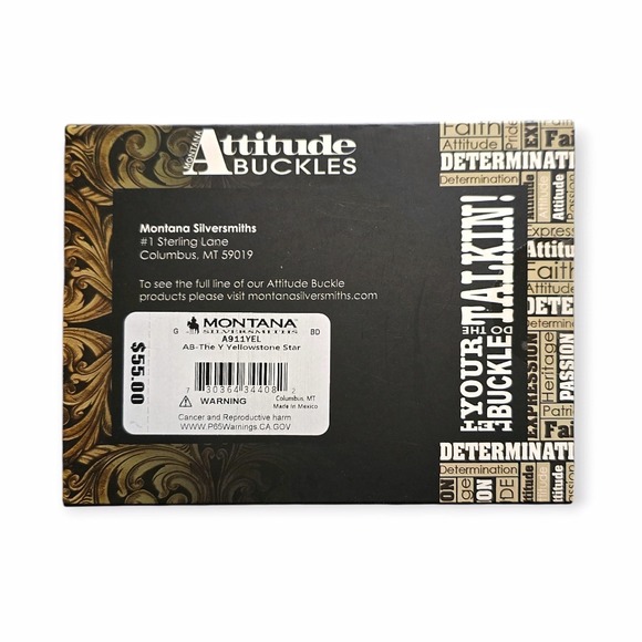 Montana Silversmiths Officially Licensed Yellowstone Belt Buckle MSRP $55 - New - Picture 4 of 7